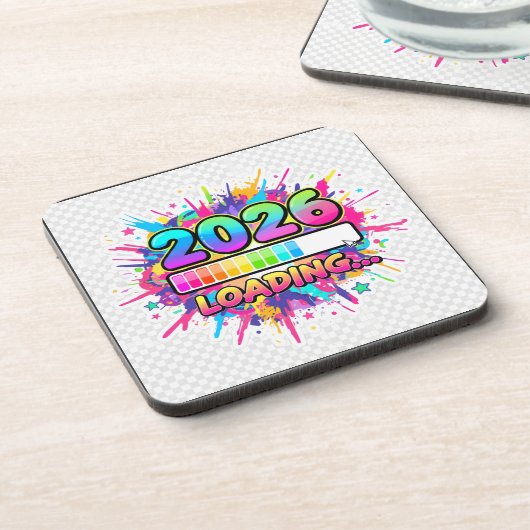 2026 Loading... Progress Bar Sticker Bier Onderzetter (Linkerzijde)