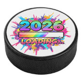 2026 Loading... Progress Bar Sticker Hockey Puck (3/4)