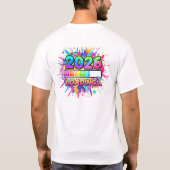 2026 Loading Progress Bar Sticker T-shirt (Achterkant)