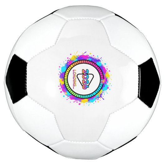 2026 Loading Progress Bar Sticker Voetbal (Gedraaid)