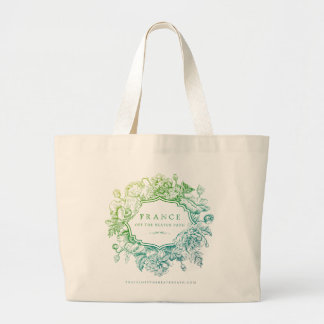 2026 logo groene kleur tote tas, lange handgreep grote tote bag