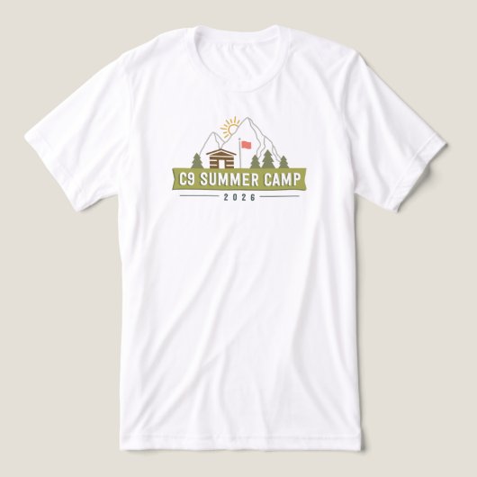 2026 Logo T-shirt - Wit  (Design voorkant)