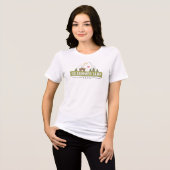 2026 Logo T-shirt - Wit Damesmodel (Voorkant volledig)