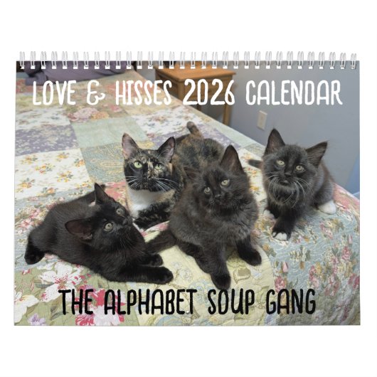 2026 Love & Hisses Calendar - Alphabet Soup Gang Kalender (Hoes)