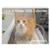 2026 Love & Hisses Calendar - Esmeralda Kalender (Hoes)