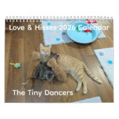 2026 Love & Hisses Calendar - The Tiny Dancers Kalender (Hoes)