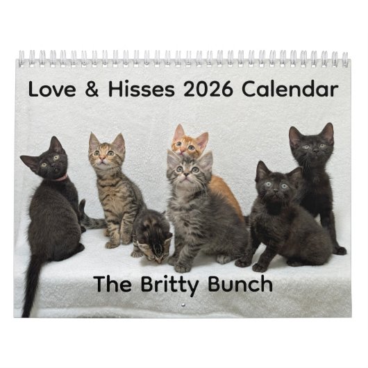 2026 Love & Hisses Kalender - de Britty Bunch (Hoes)