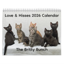 2026 Love & Hisses Kalender - de Britty Bunch