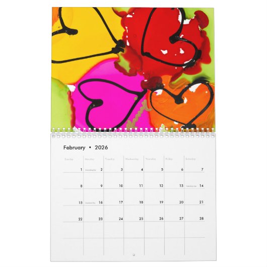 2026 Lovitude Calendar Kalender (Feb 2026)
