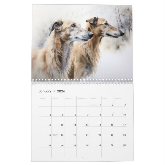2026 Lurchers Kalender (Jan 2026)