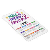 2026 Maak het vandaag geweldig | Motivatie kalende Magneet (Rechterzijde)