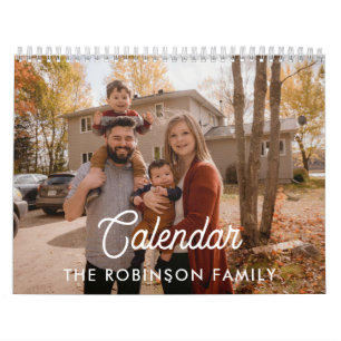 2026 Maak Je Eigen Aangepaste Familie Foto Kalender