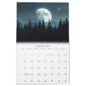 2026 Maan Uitzichten Volle Maan Maan Kunstkalender Kalender (Jan 2026)