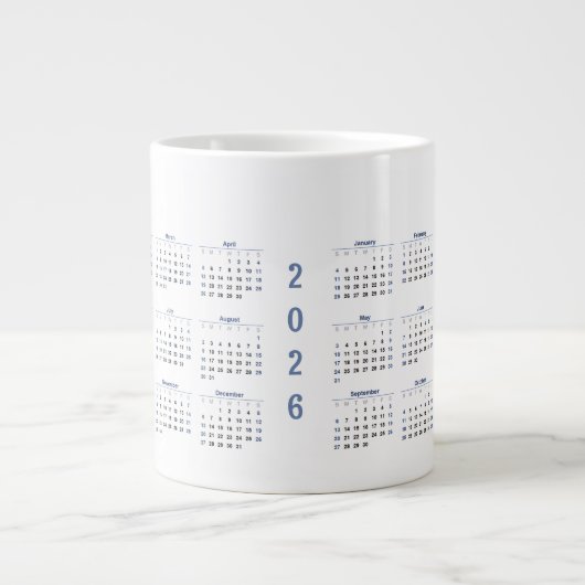 2026 Maandkalender  Grote Koffiekop (Voorkant)