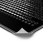 2026 Maanfase Lunar Cycles Kalender Minimalist Poster (Hoek)