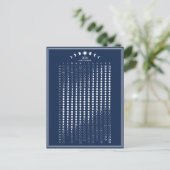 2026 Maanfase Maancyclus Kalender Minimalistisch Briefkaart (Staand voorkant)