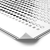 2026 Maanfase Maancyclus Kalender Minimalistisch Poster (Hoek)