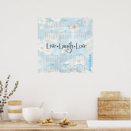 2026 Madeliefjes Vlinder Kalender Poster