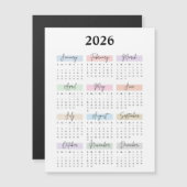 2026 magnet calendar  (Voorkant / Achterkant)