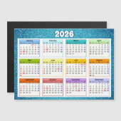 2026 Magnetische Kalender (Voorkant / Achterkant)