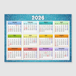 2026 Magnetische Kalender