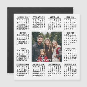 2026 magnetische kalender met foto