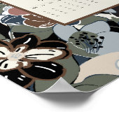 2026 Magnolia Bloemkalender Poster (Hoek)