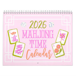 2026 Mahjong Tijd Muurkalender Kalender