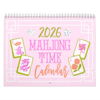 2026 Mahjong Tijd Muurkalender Kalender