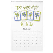 2026 Mahjong Tijd Wand Kalender (Mar 2027)