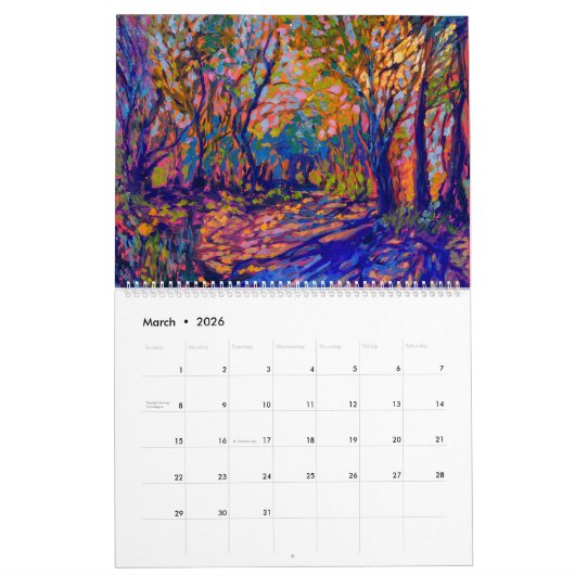2026 Majestic Trees Calendar Kalender (Mar 2026)