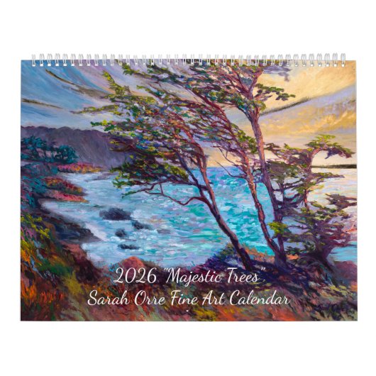 2026 Majestic Trees Calendar Kalender (Hoes)