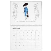 2026 Matisse Doll Fashion Illustration Calendar Kalender (Mar 2026)