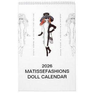 2026 MatisseFashions Illustratie Kalender