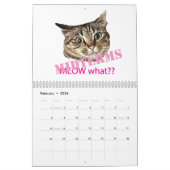 2026 MEOW what?? Calendar Kalender (Feb 2026)