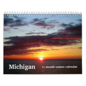 2026 Michigan Natuur & Landschap Kalender (Hoes)