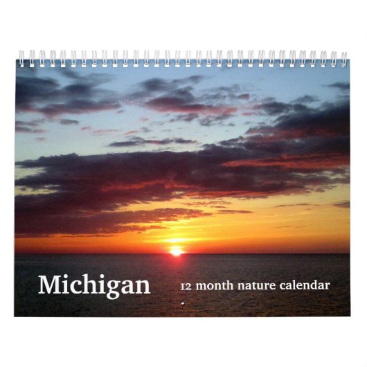 2026 Michigan Natuur & Landschap Kalender (Hoes)