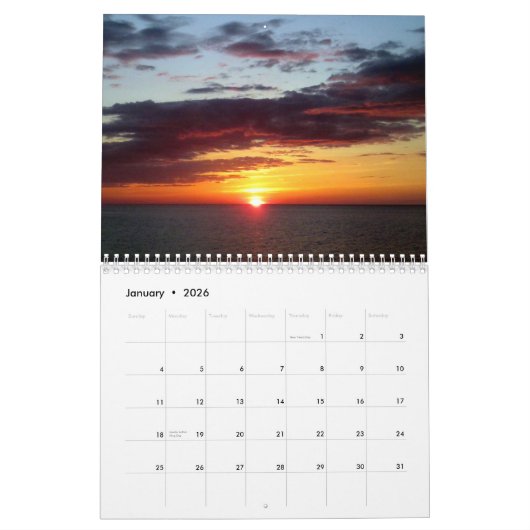 2026 Michigan Natuur & Landschap Kalender (Jan 2026)