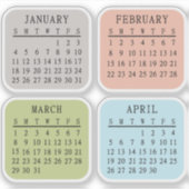 2026 Micro Agenda Bullet Journal Bujo Planner Sticker (Voorkant)