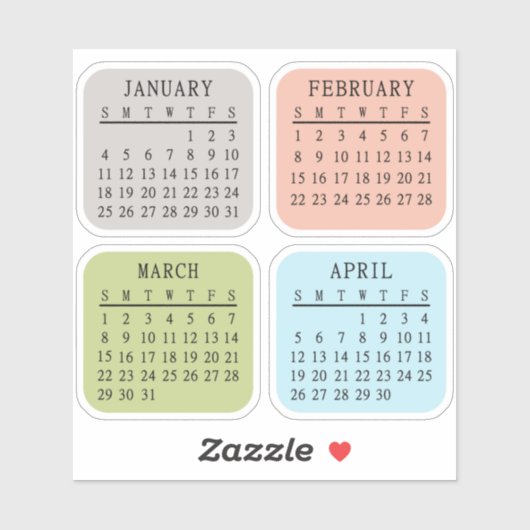 2026 Micro Agenda Bullet Journal Bujo Planner Sticker (Vel)