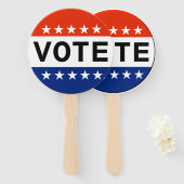 2026 Midterm Verkiezingen Handwaaier (Voorkant en achterkant)