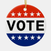 2026 Midterm Verkiezingen Keramisch Ornament (Voorkant)