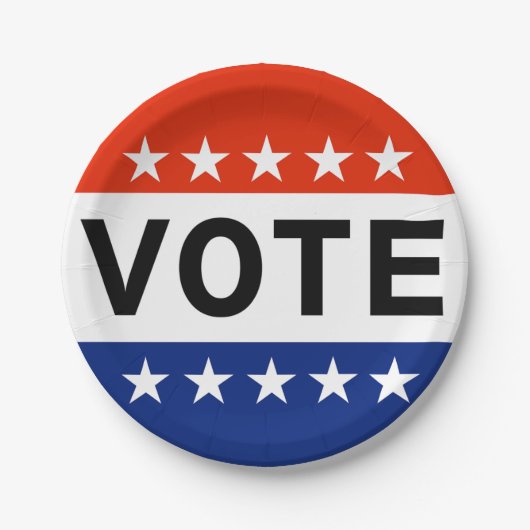 2026 Midterm Verkiezingen Papieren Bordje (Voorkant)