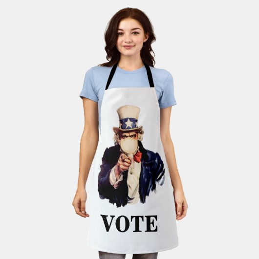 2026 Midterm Verkiezingen Schort (Gedragen)