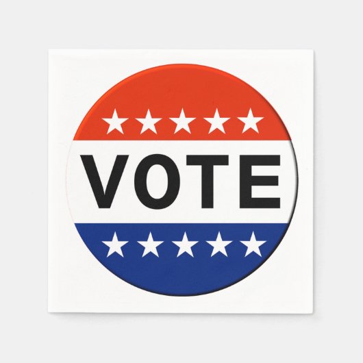 2026 Midterm Verkiezingen Servet (Voorkant)