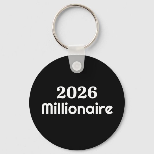2026 Millionaire Sleutelhanger (Voorkant)