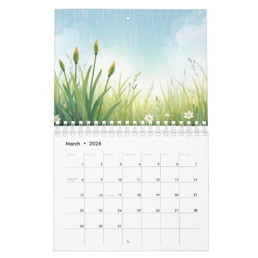 2026 Minimal Planner Kalender (Mar 2026)