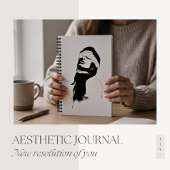 2026 Minimal Silhouette Journal for Reflection Notitieboek