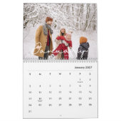 2026 Minimalist Script Custom Photo Kalender (Jan 2027)