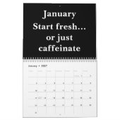 2026 Minimalistische Grappige Kantoor Kalender (Jan 2027)